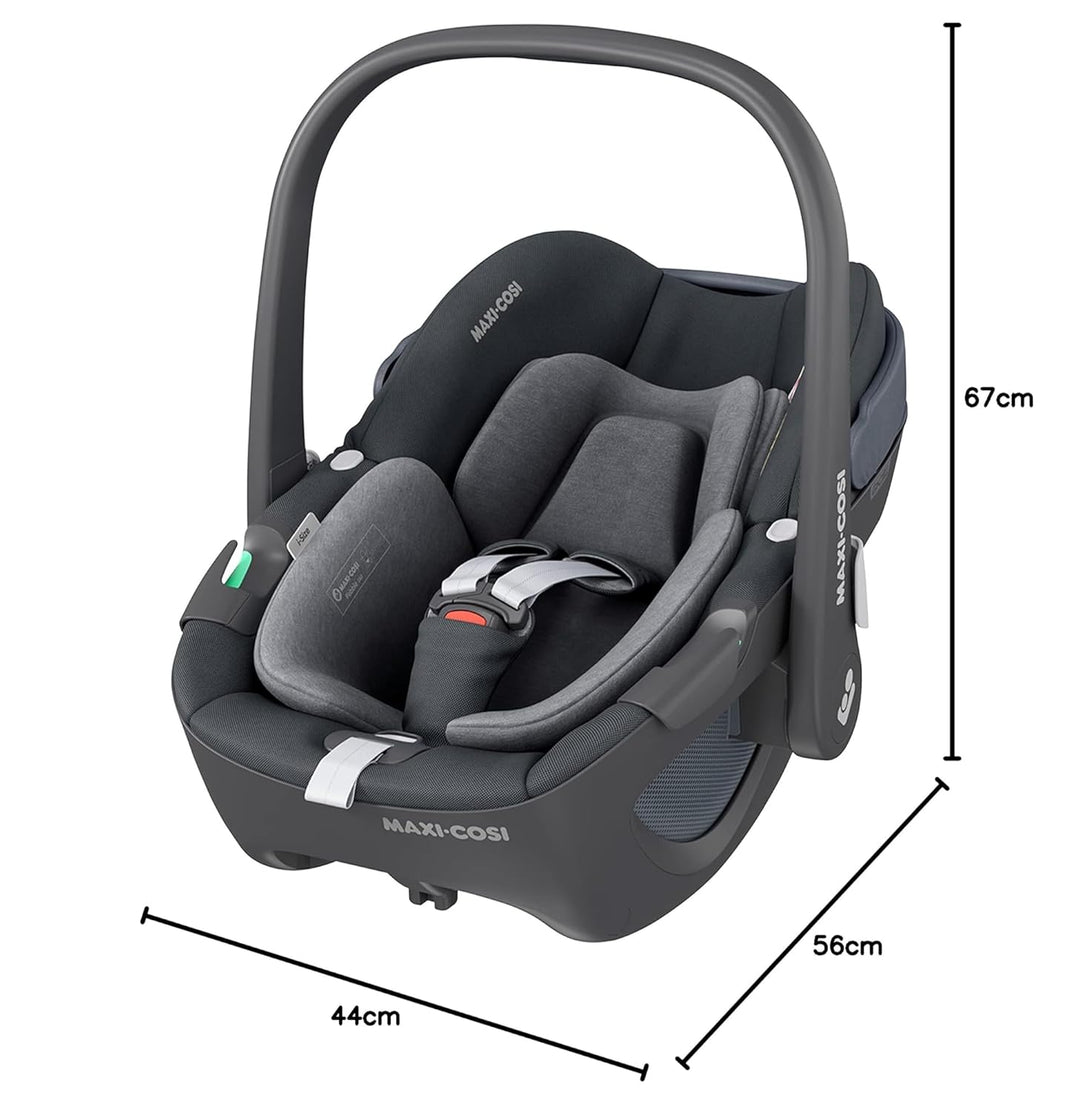 Maxi-Cosi Pebble 360 i-Size Babyschale Drehbar, Neugeborenen Autositz 360 Grad, 0–15 Monate (40–83 c