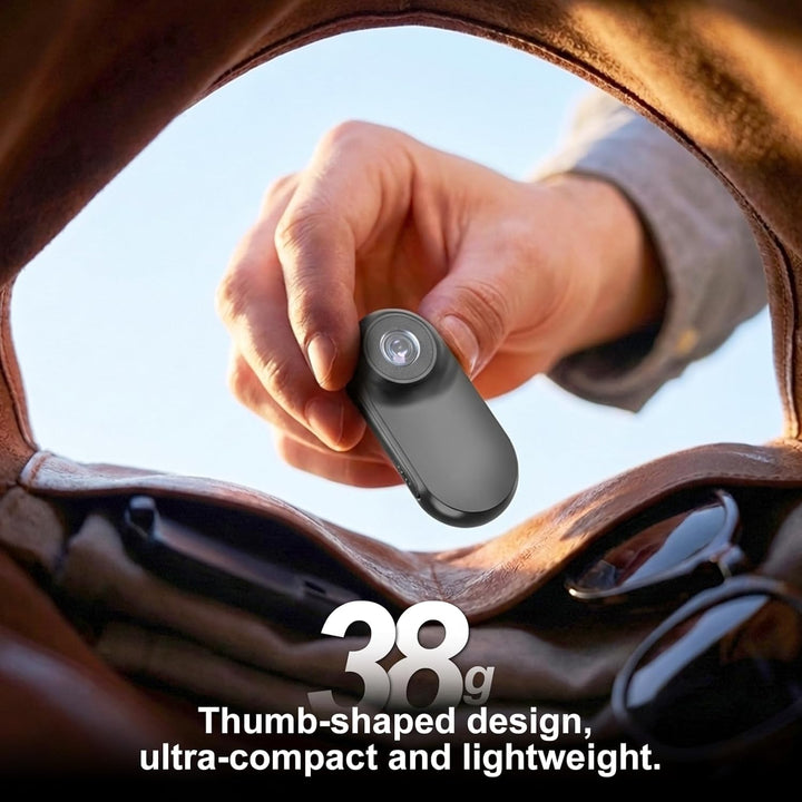 Mini-Action-Kamera,32GB Mini-Sportkamera, Körperkamera, HD 1080P, Schwarz, Schwarz