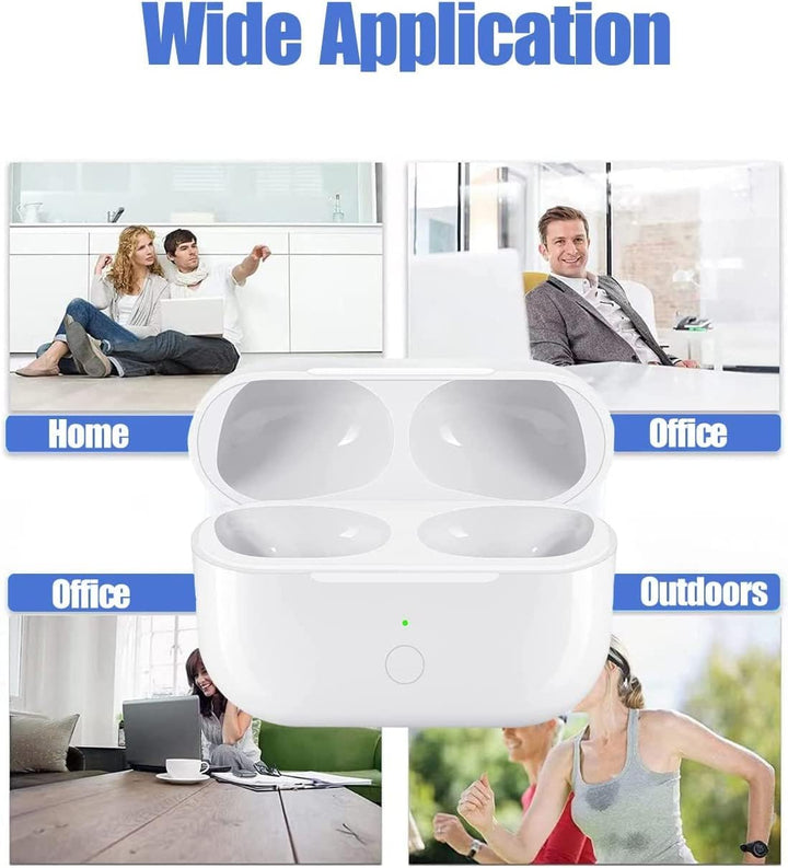 Kabellose Ladecase für Air Pods Pro und Air Pods Pro 2, Wireless Charging Case Original Ersatz Repla