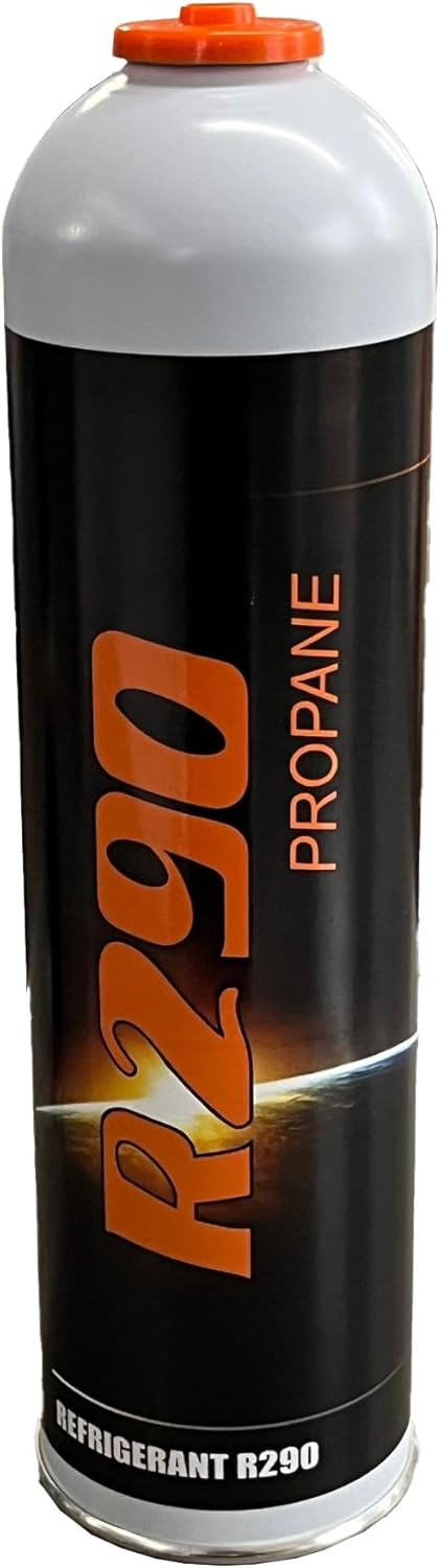 Füllset R290 Gasdose 370g + Ventil + Füllschlauch + Einstechventil BPV-31 für Klimaanlage, Wärmepump