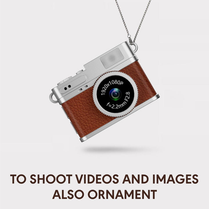 Elprico Retro -Digitalkamera, 1080p Vintage Style Point and Shoot Vlogging Camera mit Blitzlicht und
