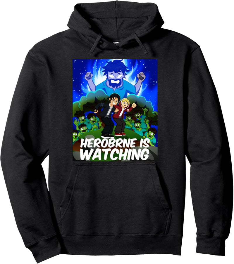 Herobrine is Watching Cartoon-Charaktere Pullover Hoodie