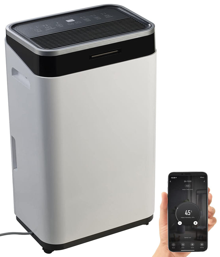 Sichler Haushaltsgeräte Entfeuchter: Smarter WLAN-Luftentfeuchter mit Timer und App, 25 Liter/Tag (L