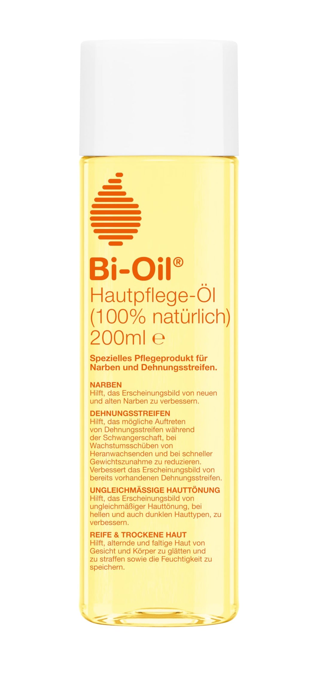 Bi-Oil Hautpflege Öl 100% natürlich | Schwangerschaftsöl mit 100 % natürlichen Inhaltsstoffen | Körp