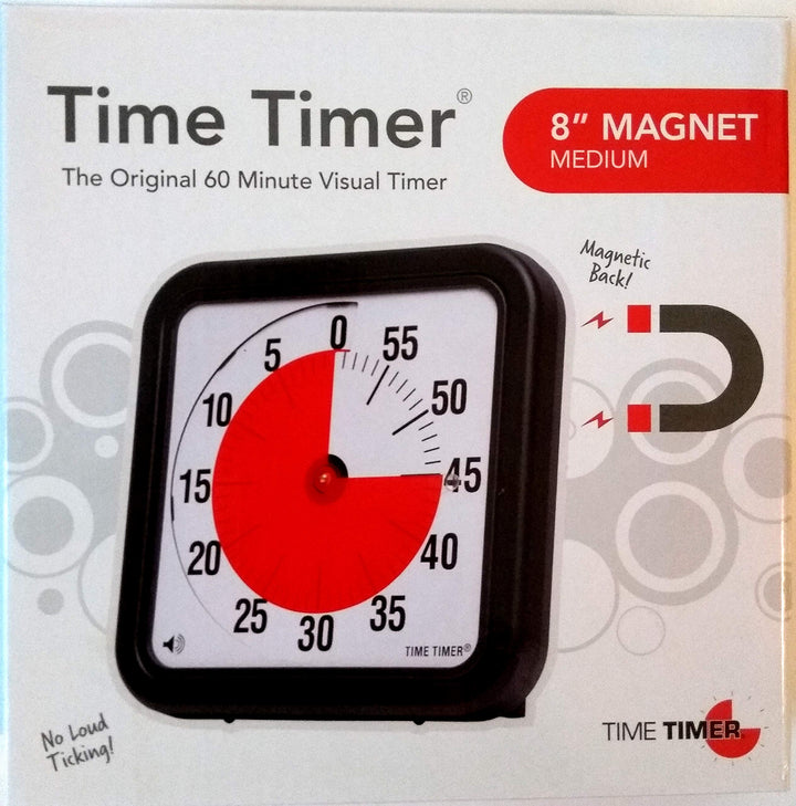 Time Timer medium 8" mit magnetischer Rückwand