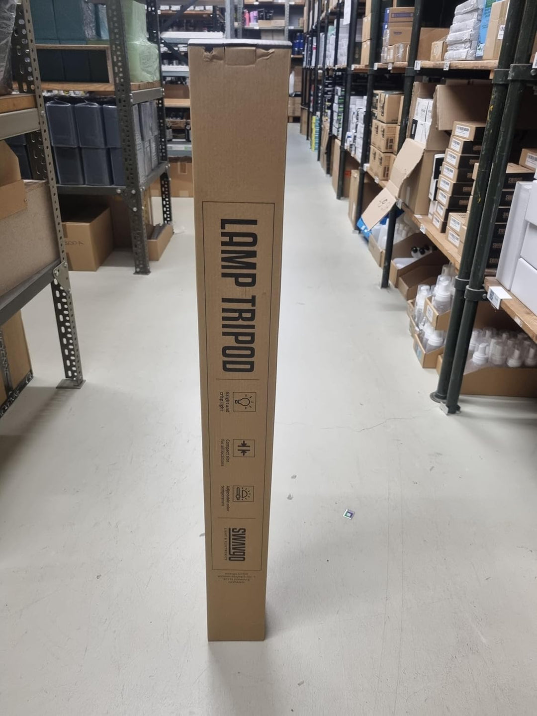SWAVGO - 93 Zoll Kamera Beleuchtungsstativ Höhe 236,5 cm, verbreitetes Aluminiumstativ mit festem Ha