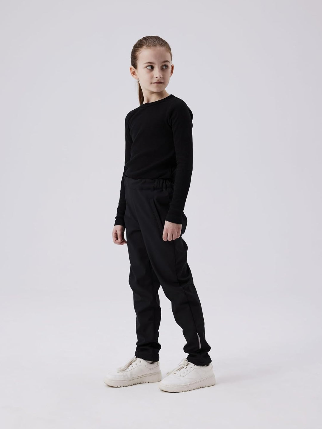 NAME IT Mädchen Nkfalfa Softshell Pant Slim Fo Noos 116 Schwarz, 116 Schwarz