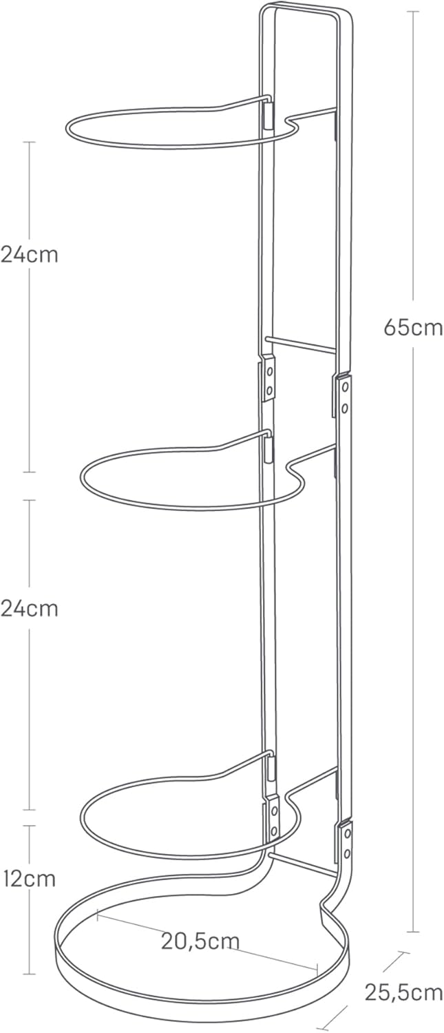 Ball stand - black