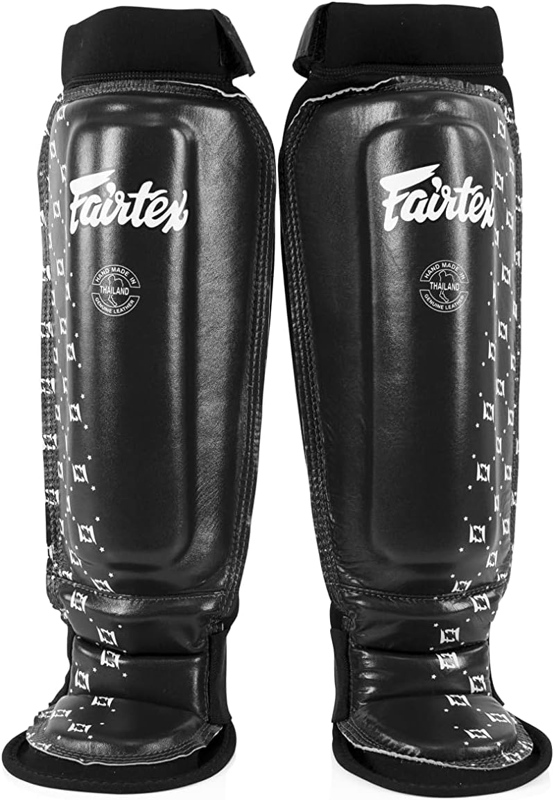 Fairtex MMA Neophrene Schienbein und Spannschoner Schwarz L, Schwarz L