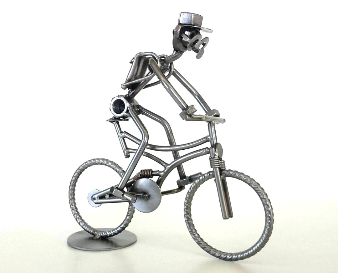 metalman24 Schraubenmännchen MTB Mountainbike Radfahrer handgefertigte ausgefallene Geschenkidee