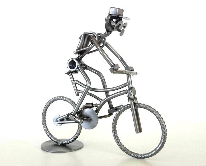 metalman24 Schraubenmännchen MTB Mountainbike Radfahrer handgefertigte ausgefallene Geschenkidee