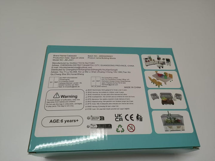 Cabeeskii Bausteine Möbel, Classic Building Block Assembly, kann zur Dekoration von Möbeln in Lego C