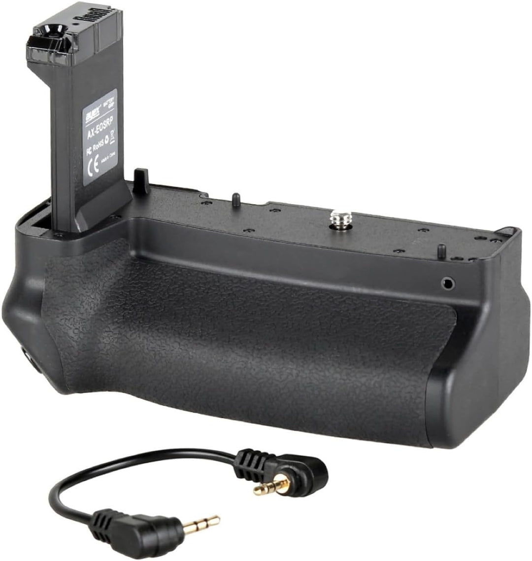 ayex Batteriegriff Kompatibel mit Canon EOS RP + 2 x LP-E17 Akku + 1x USB Dual Ladegerät Ersatz für