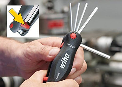 Wiha Multitool PocketStar® TORX 7-tlg., per Tastendruck schneller Zugriff, als Längs- und Quergriff