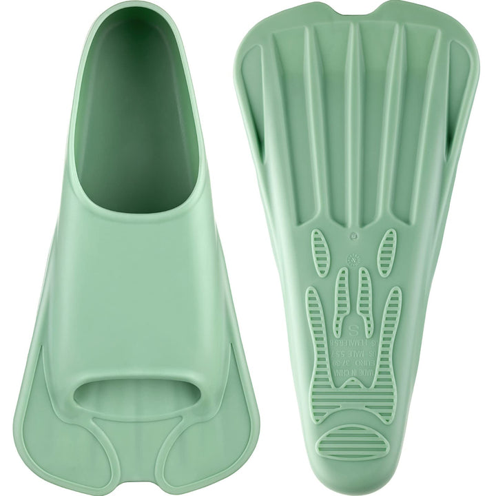 CAPAS Kurze Trainingsflossen für Schwimmen | Komfortable Silikon Schwimmflossen | Kurzflossen | Tauc