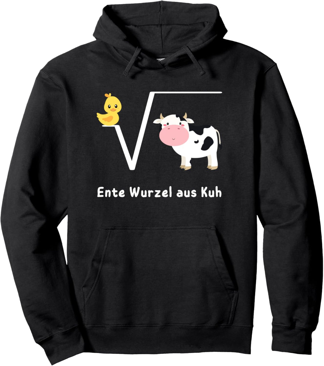 Ente Wurzel aus Kuh, N-te Wurzel aus Q, witziges Mathe Pullover Hoodie