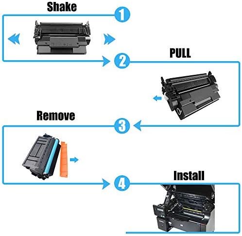 ZOOMTEC 26X CF226X Tonerkassette kompatibel mit Laserjet Pro M402n M402dn M402dw MFP M426dw 426fdn 4