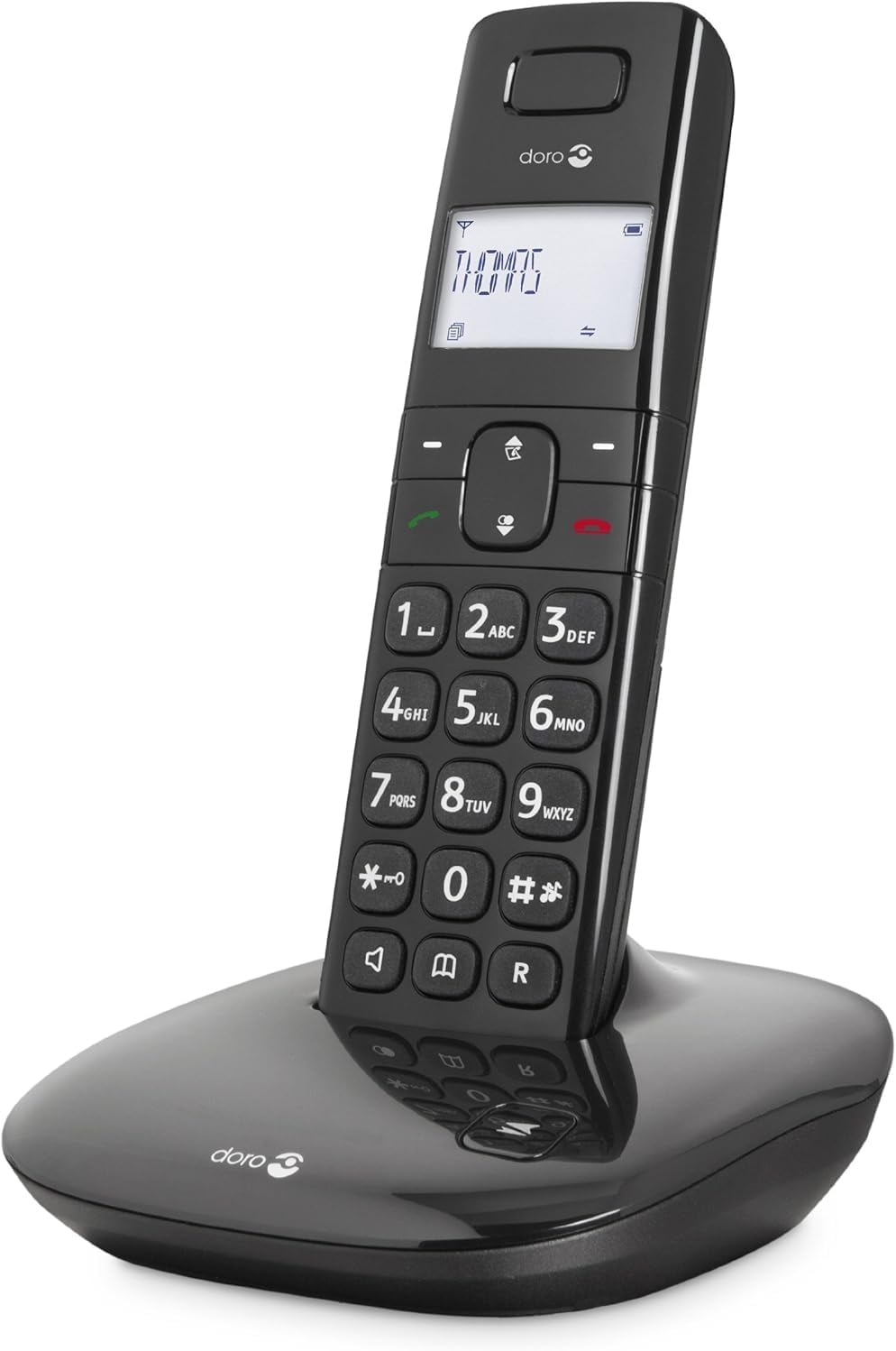 Doro Cf-1010 Single Black Dect with Speaker