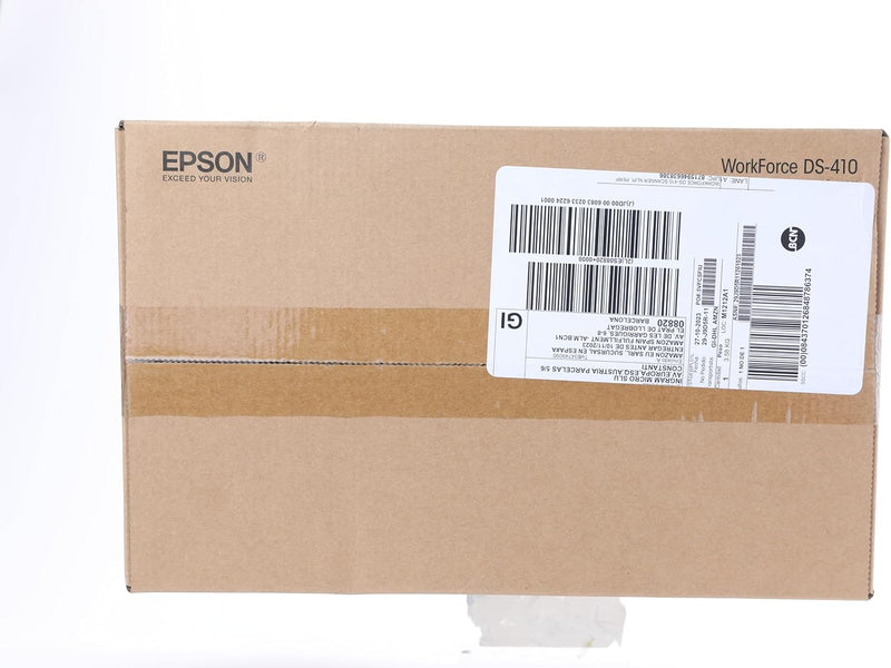 Epson WorkForce DS-410 Dokumentenscanner (Scanner, DIN A4, beidseitiges Scannen in einem Durchgang,