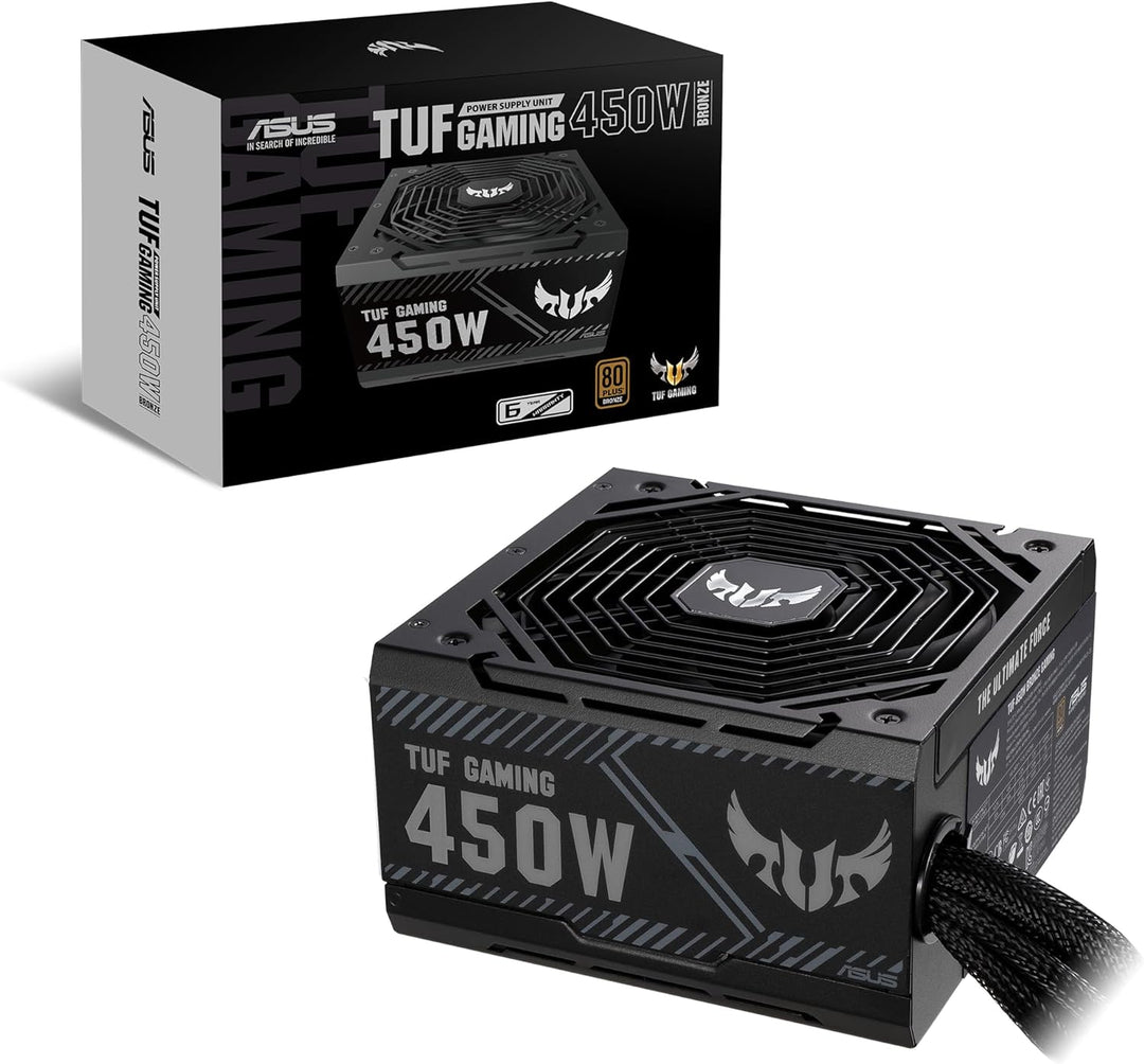 ASUS TUF Gaming 450W Bronze Netzteil (450 Watt, 0dB-Technologie, 80cm 8-Pin CPU-Anschluss (EPS 12V),
