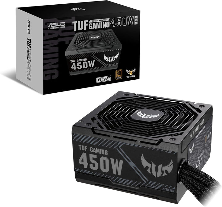 ASUS TUF Gaming 450W Bronze Netzteil (450 Watt, 0dB-Technologie, 80cm 8-Pin CPU-Anschluss (EPS 12V),