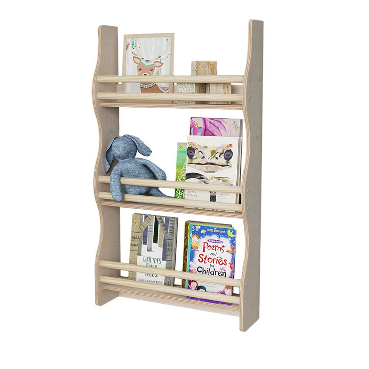 MAMOI® Bücherregal für Kinder, Bücherkiste für kinderzimmer, Book Shelf, Buchregal, Wandregal kinder