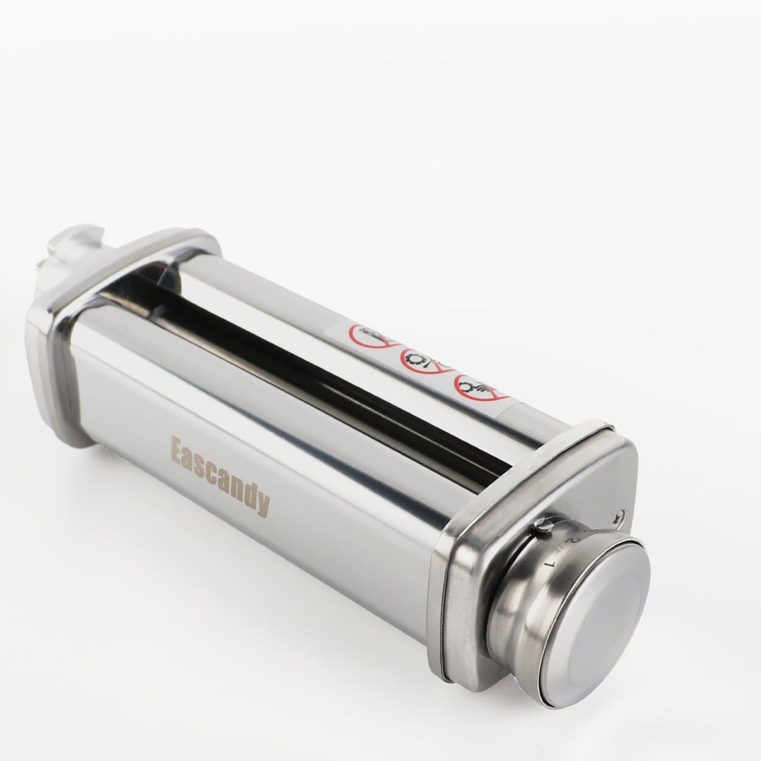 Nudelwalz-Aufsatz für Kenwood Mixer | Edelstahl-Nudelmaschinen-Aufsatz kompatibel mit kMix Küchenmas