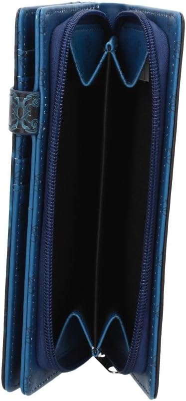Nemesis Now Awaken Your Magic Anne Stokes Geldbörse, geprägt, 19 cm, Blau, PU 18.5cm Blau, 18.5cm Bl