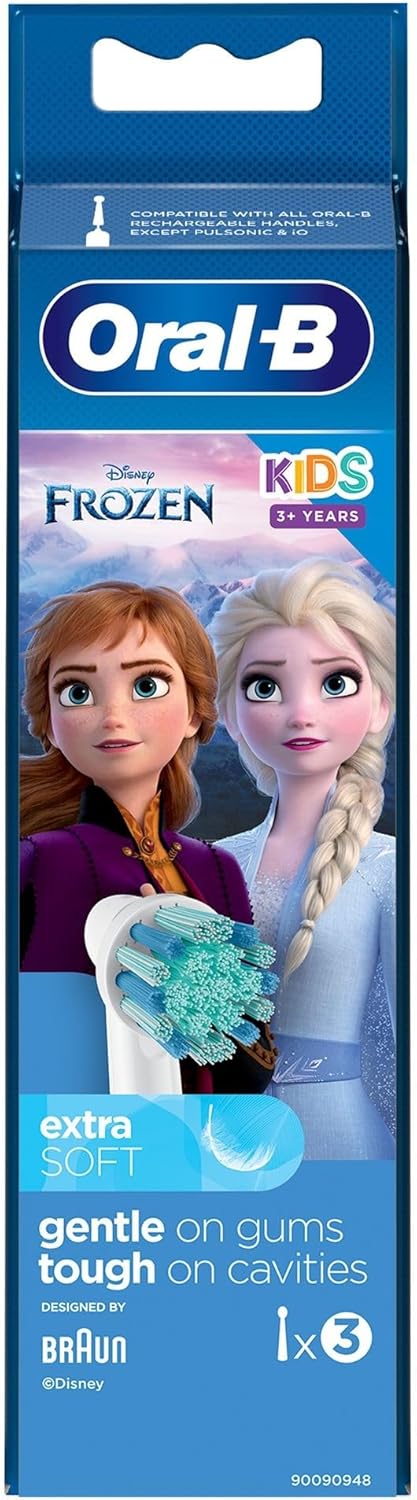 Oral-B Kids Ersatzköpfe mit Disney Frozen Figuren, 3er Pack