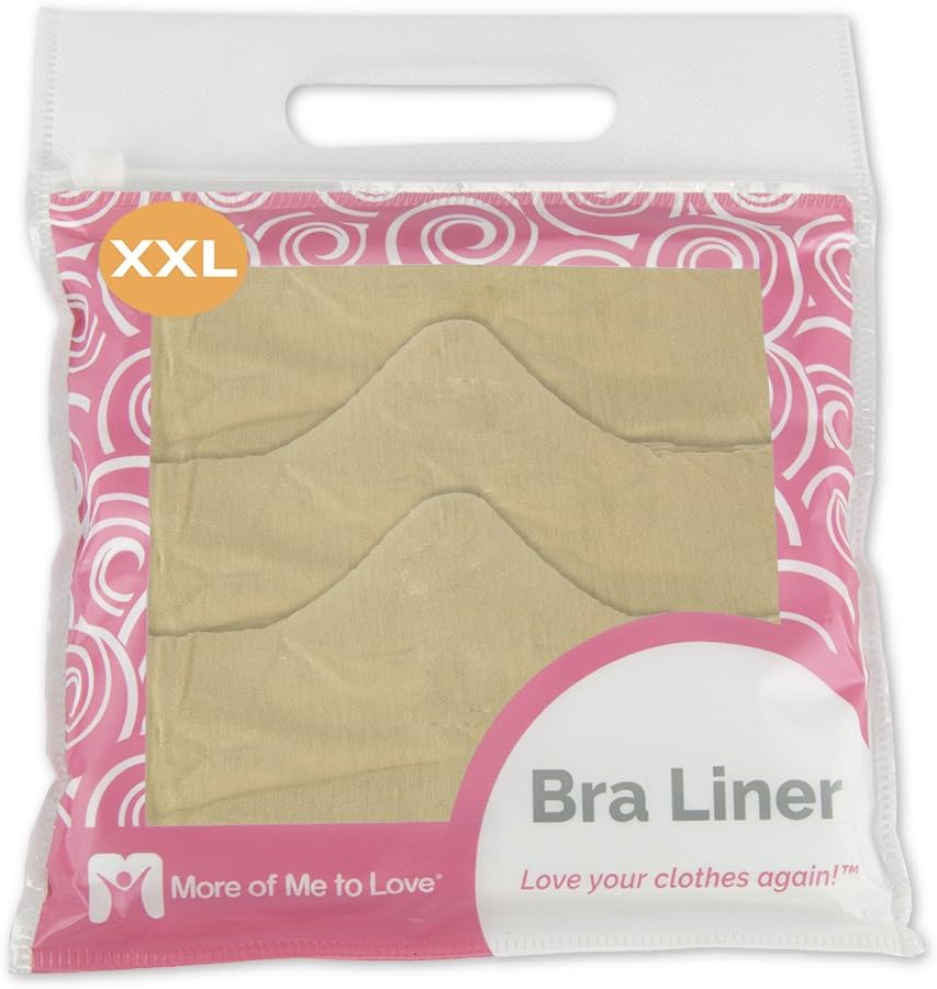 Cotton More of Me to Love BH-Einsatz, 9er-Pack, Grösse XXL, Beige