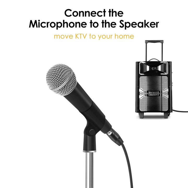 Twozoh XLR Buchse auf Klinke 6,35 mm(1/4") TRS Kabel 10M, Stereo XLR auf Klinke 6,3 Symmetrisch (Pro