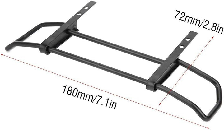 Tbest RC Auto Frontstossstange, Zubehör Upgrade obere Frontstossstange aus Metall, kompatibel mit RC