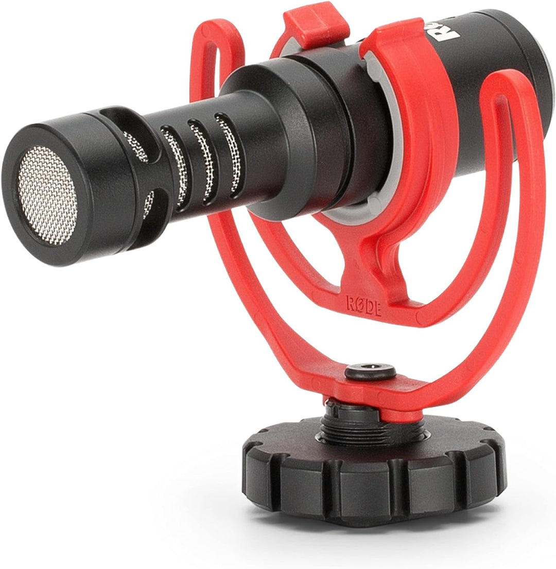 Rode VideoMicro kompakt On Camera Microphone - sortierte Farben & Rode Anschlusskabel auf Handy (0,4
