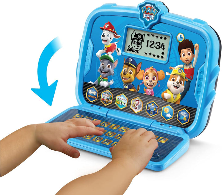VTech PAW Patrol Lernlaptop – Lerncomputer mit den Originalstimmen der PAW Patrol und Spielen 3-6 Ja