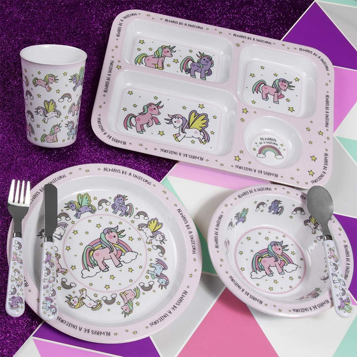 lesser and pavey LP42493A Kindernapf | Einhorn | 1 Stück – 284 ml Zubehör, Kunststoff, Mehrfarbig, E