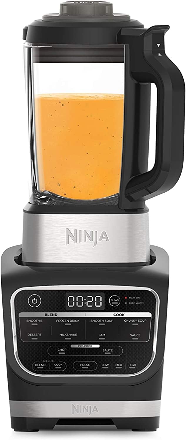 Ninja HB150UK Mixer und Suppenbereiter 1000 W, 1,7 Liter Krug, Schwarz