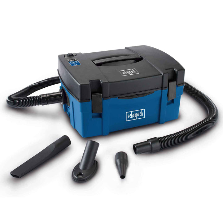 Scheppach Absauganlage HD2P 3in1 Absaugung 1250W | Staubsauger mit Ausblasfunktion | Luftleistung 12
