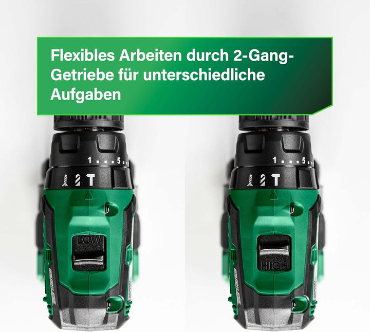 HiKOKI Akku-Schlagbohrschrauber DV18DDWPZ, 18 V, 55 Nm, Brushless
