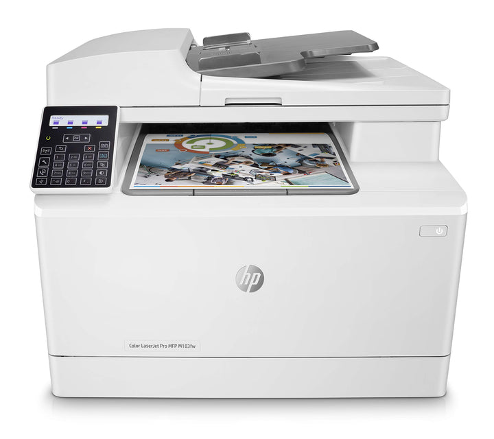 HP Color LaserJet Pro M183fw Multifunktions-Farblaserdrucker (Drucker, Scanner, Kopierer, Fax, WLAN,