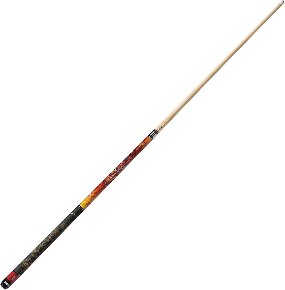 CUESOUL mythologische Symbole 58 Zoll 19oz Pool Cue Stick, 13mm TIPP zhuque, zhuque