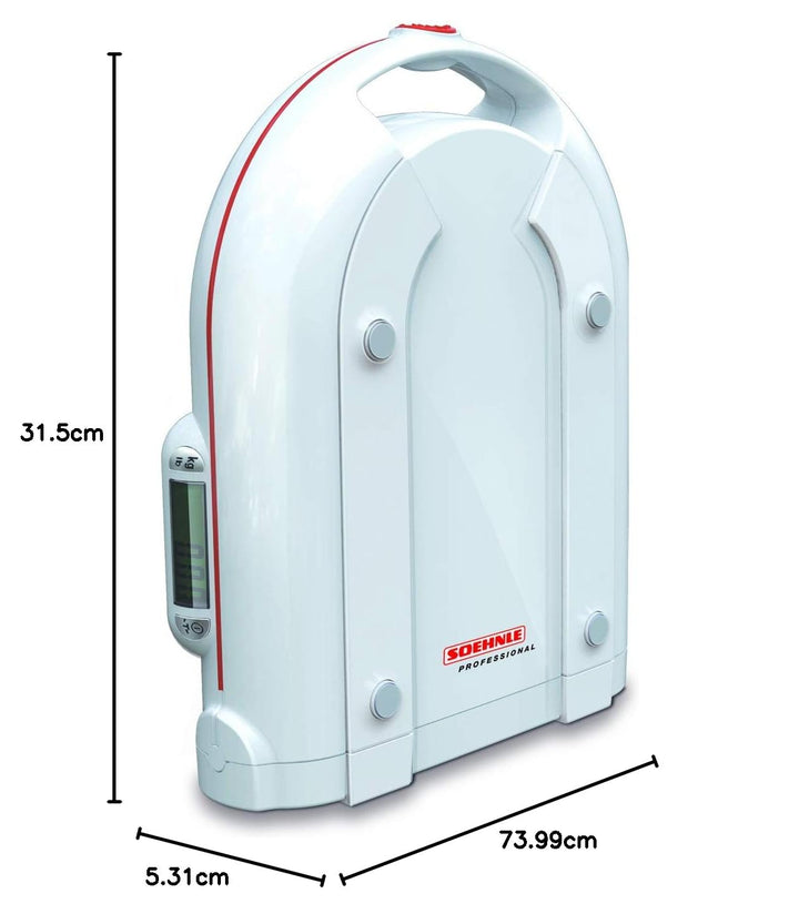 SOEHNLE PROFESSIONAL Babywaage 8320 klappbar Max.15kg - 10 g/Patentierter Klappmechanismus mit Magne