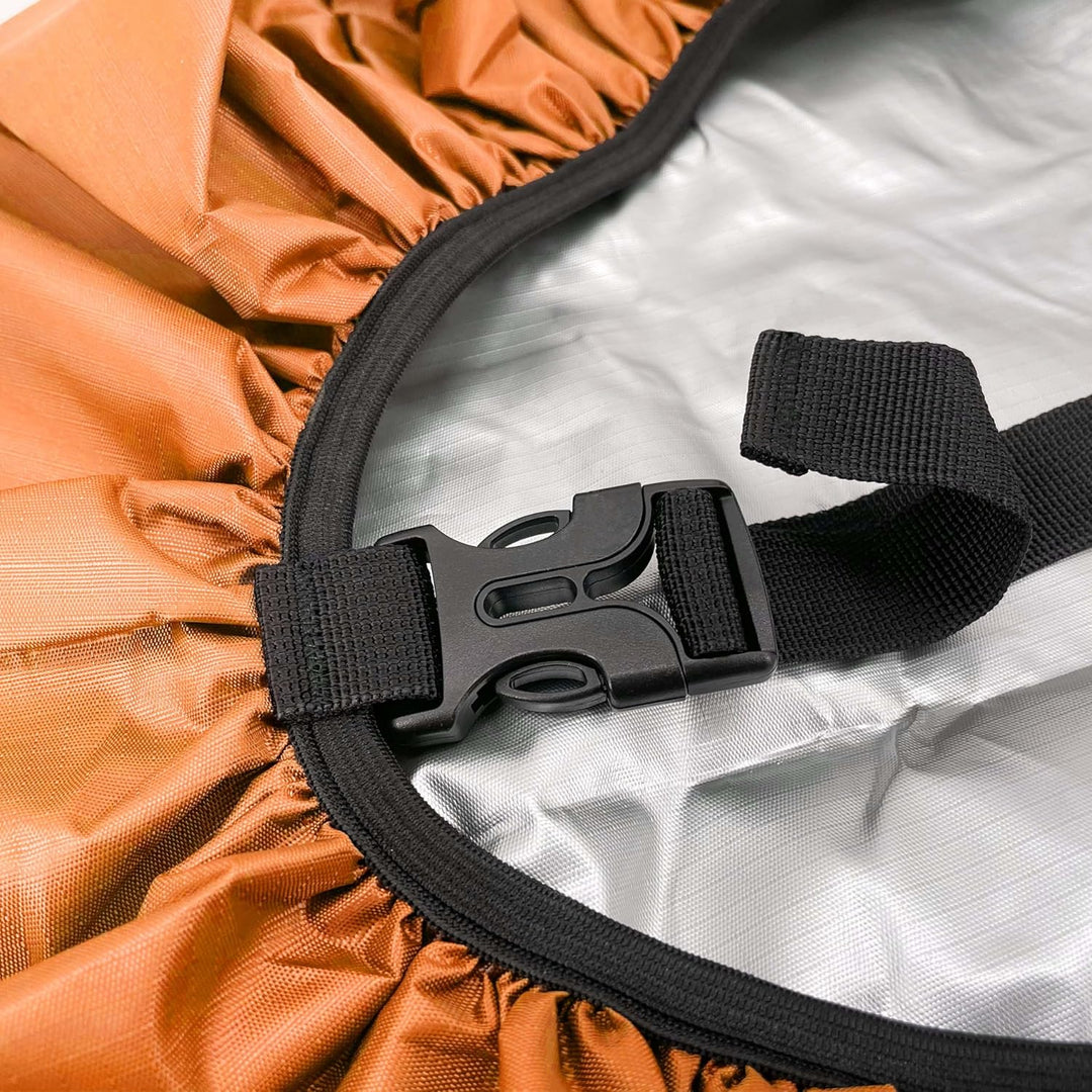 Alephnull Regenschutz Rucksack mit Reflexstreifen 60L-100L wasserdichte Regenschutz Schulranzen Refl