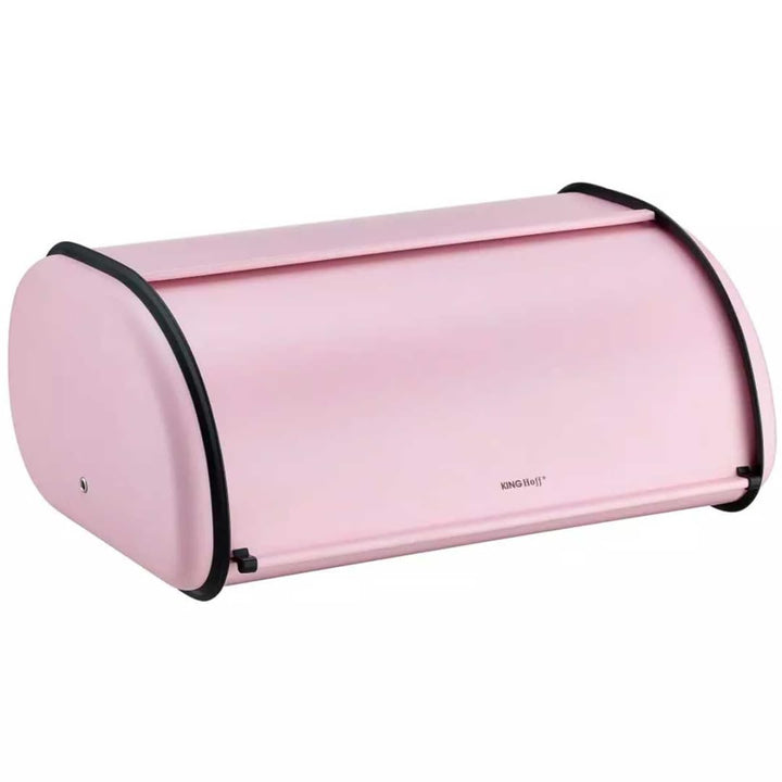 KING HOFF Brotkasten Brotbox Brotbehälter Brotdose (Rose, 44L x 27B x 18,5H cm) Rose 44 cm x 27 cm x