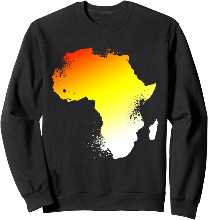 Afrika Silhouette | Safari Kleidung | Motiv Africa Afrika Sweatshirt