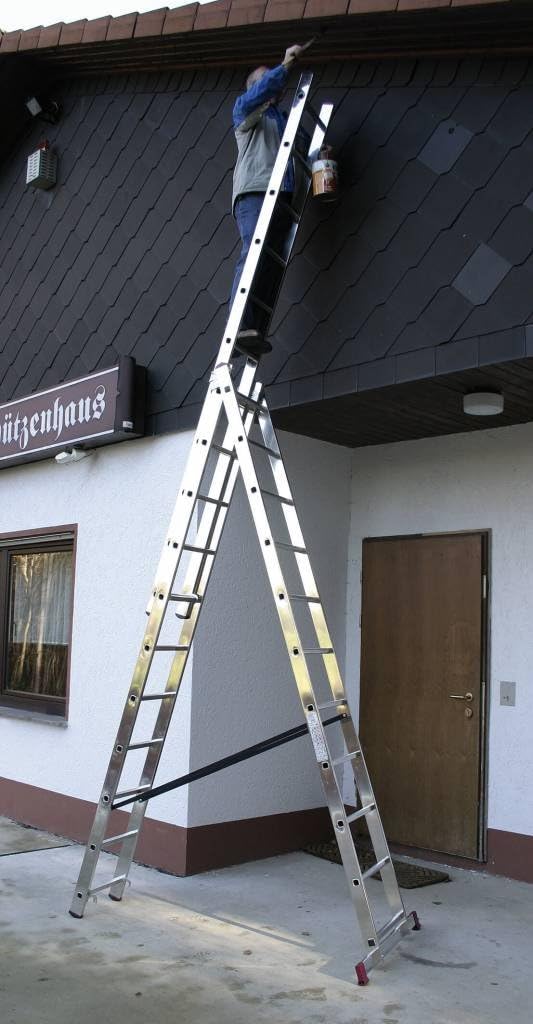 KRAUSE Corda VielzweckLeiter mit Treppenfunktion 3x6 Sprossen, 3x6 Sprossen