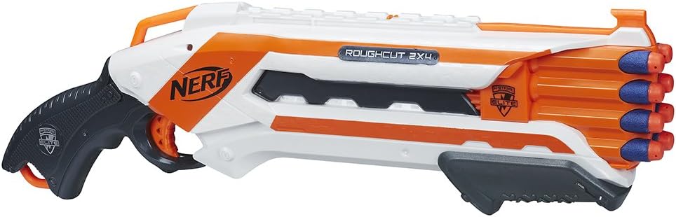 NERF Hasbro A1691E31 - N-Strike Elite Rough Cut, Spielzeugblaster