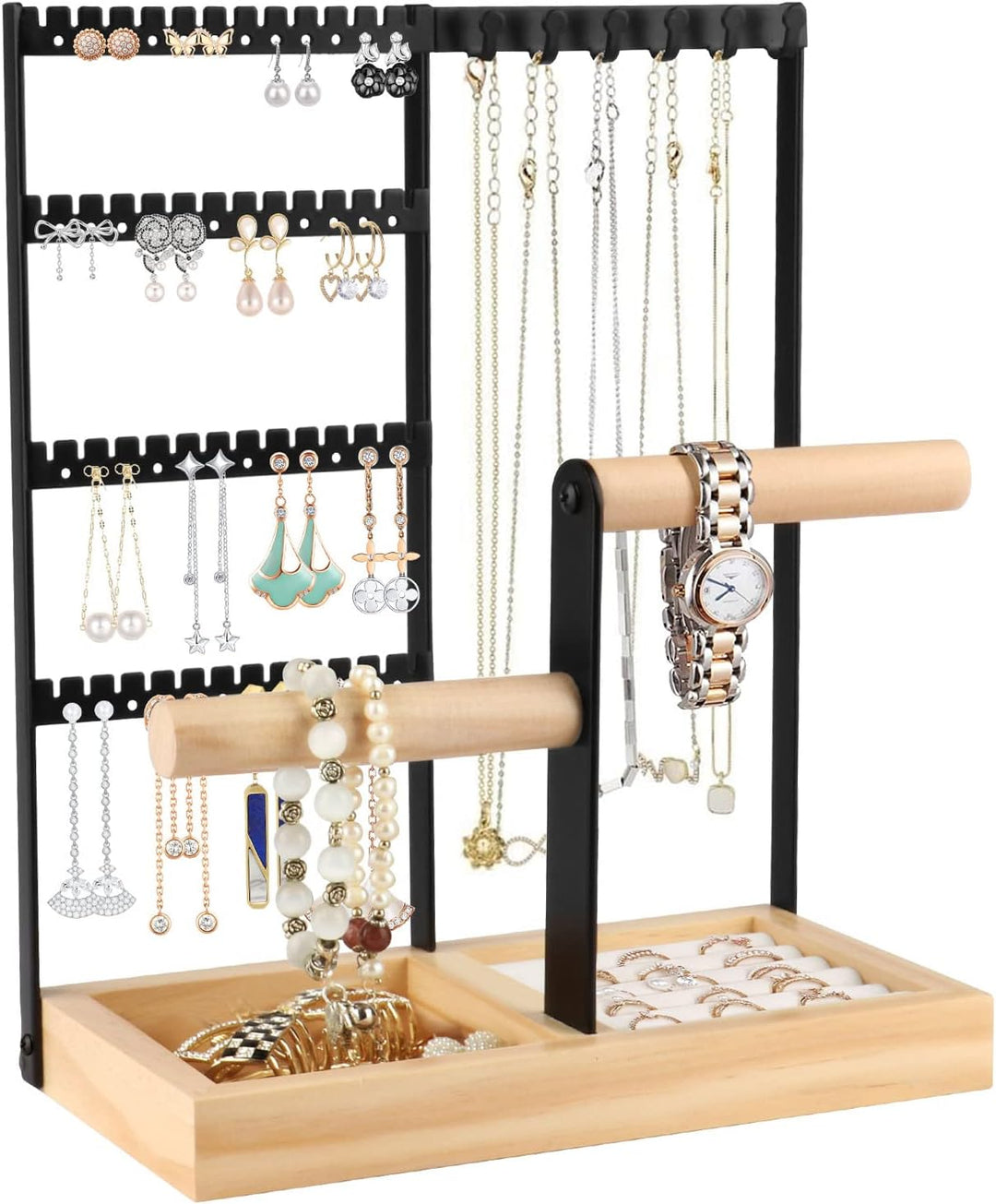 Kingling Schmuckständer, Schmuckhalter Schmuck-Organisator Schmuckständer Ständer zur Aufbewahrung v