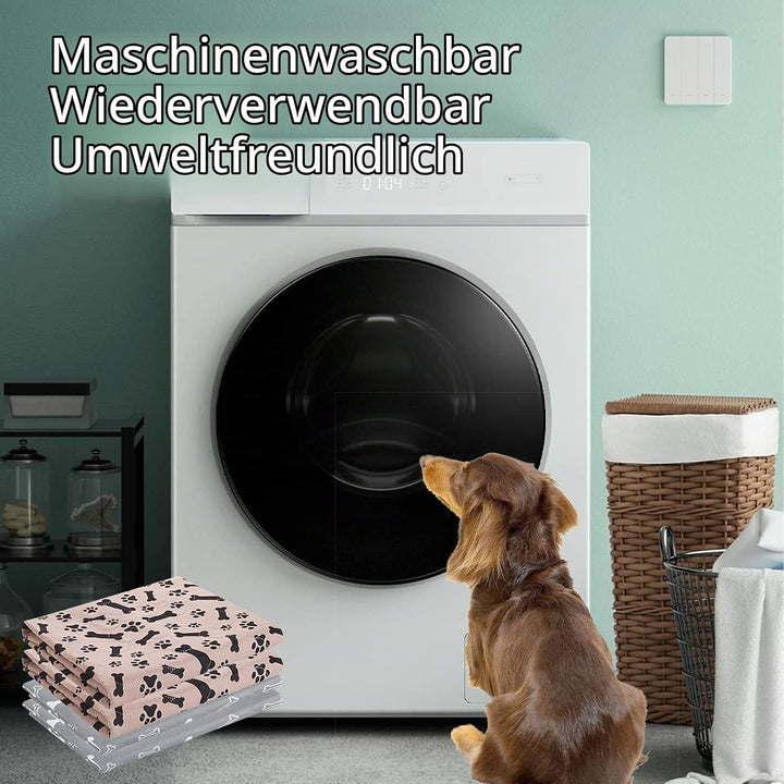2 Stück 90*80cm Welpenunterlagen Waschbar, Wiederverwendbare Puppy Training Pads, rutschfeste und sa