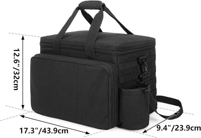 Trunab Polizei Tasche Taktische Tasche Range Bag, Molle Organizer Auto-Vordersitz-Organizer Passend