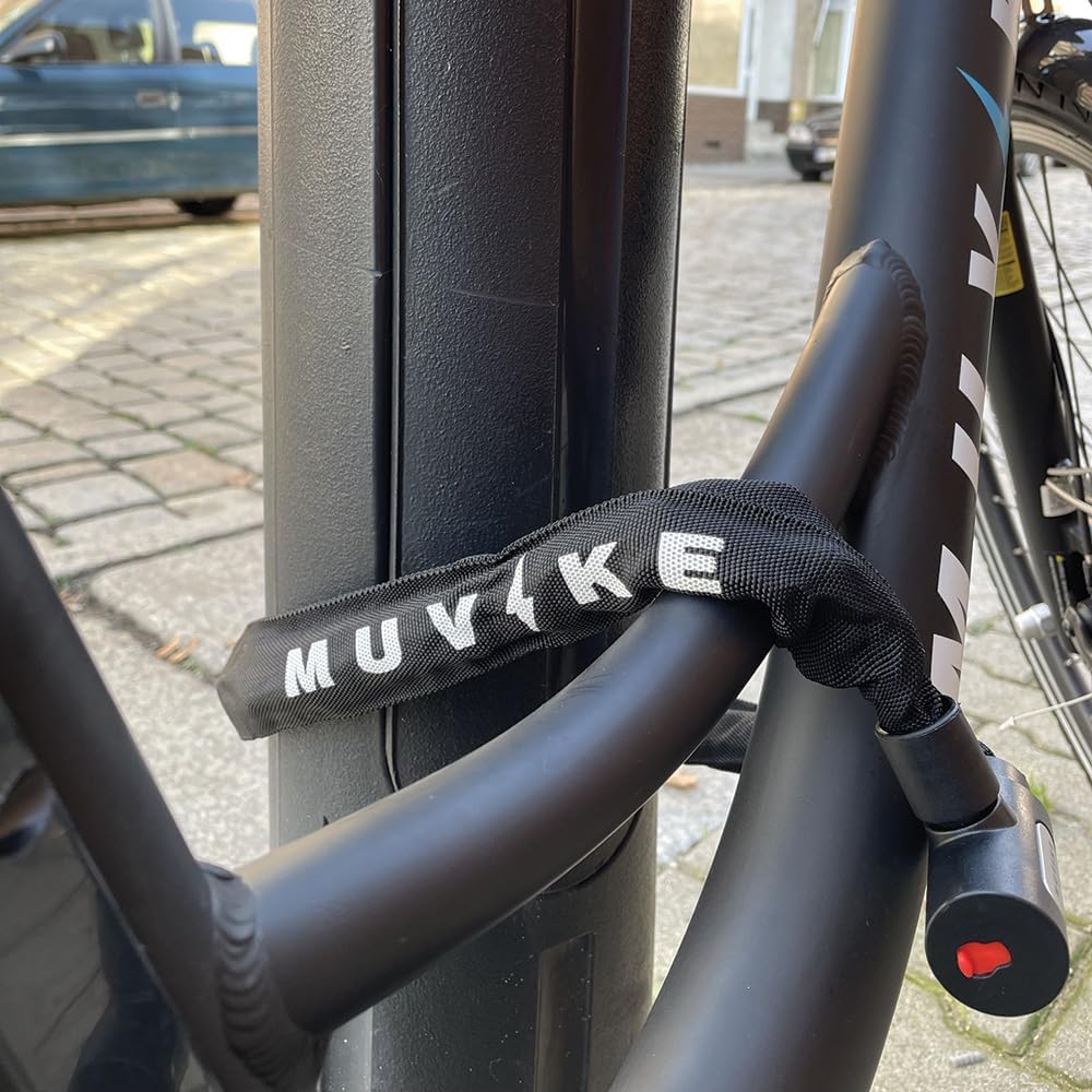 Fahrradschloss Kettenschloss Mit Schlüssel Hohe Sicherheit Gehärteter Stahl 100 Cm Diebstahlschutz F